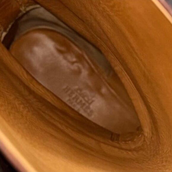 HERMES Jumping Riding Boots 38 US 8 brown leather Kelly silver buckle - Picture 5 of 10